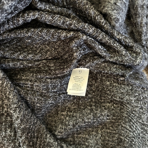 Aerie | NWT matching waffle charcoal gray sleepwear sweater set - Picture 5 of 16